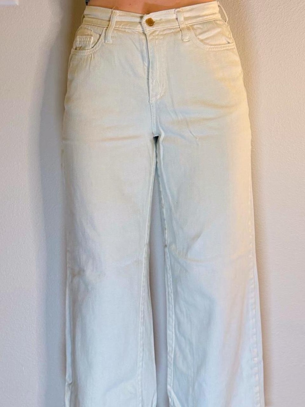 Target Women’s Straight Leg Jeans in Cream